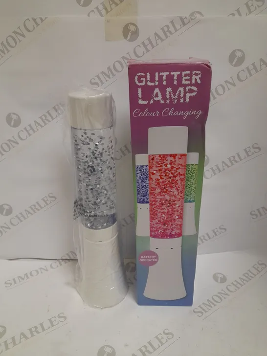 DESIGNER COLOUR CHANGING GLITTER LAMP 