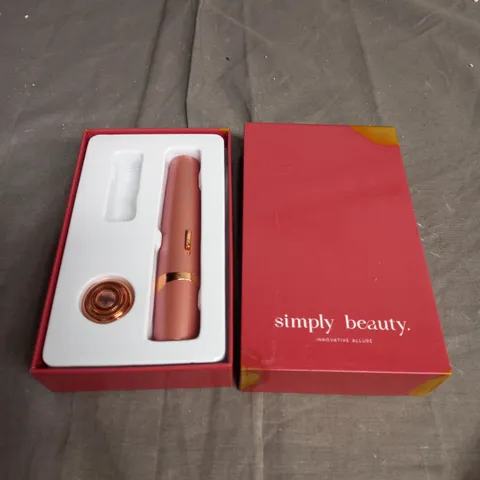 BOXED SIMPLY BEAUTY SINGLE HAIR EPILATOR IN ROSE GOLD