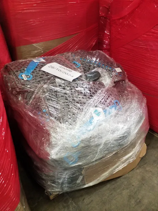 PALLET OF ASSORTED PRODUCTS INCLUDING SHOWER MATS & TENNIS RACKETS