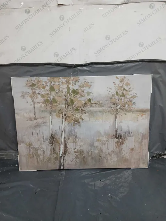 SEALED LANDSCAPE TREES PRINTED CANVAS