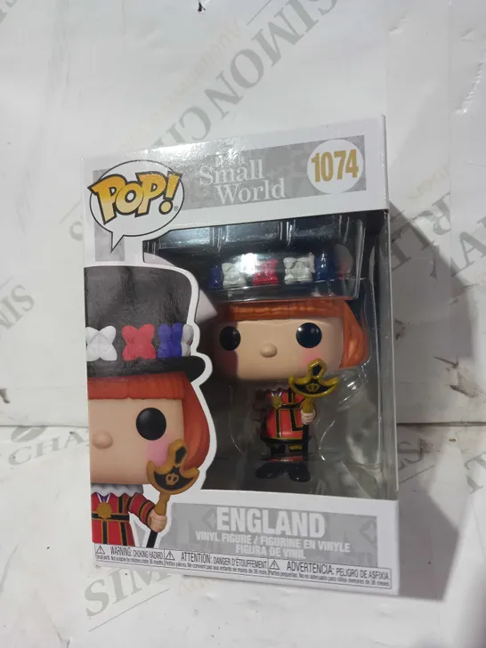 FUNKO POP IT'S A SMALL WORLD 1074 ENGLAND VINYL FIGURE