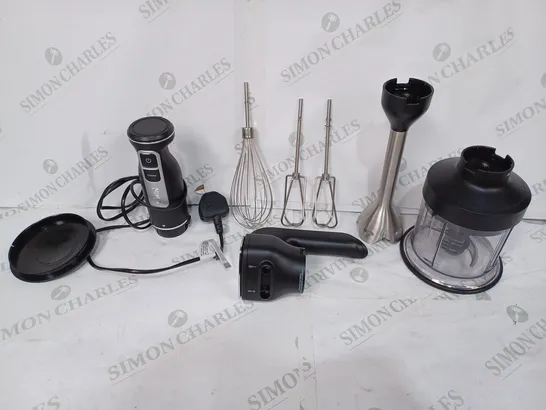 NINJA FOODI 3-IN-1 HAND BLENDER, MIXER & CHOPPER CI100UK