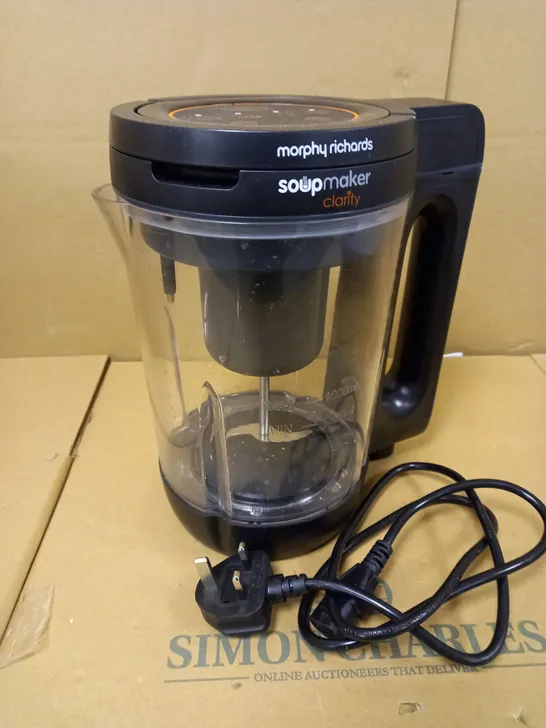 MORPHY RICHARDS CLARITY SOUP MAKER