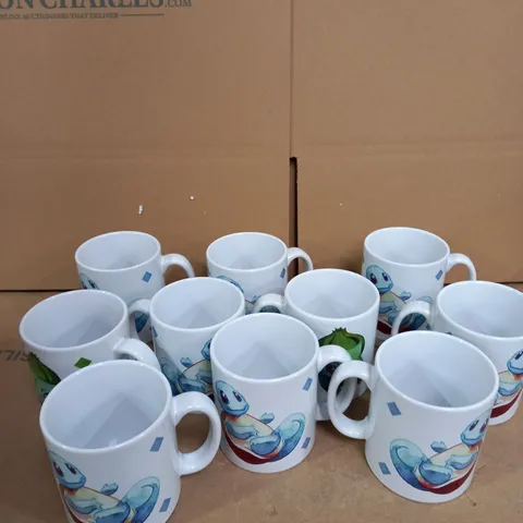 LOT OF APPROXIMATLY 25 POKEMON MUGS OF VARIOUS DESIGNS 