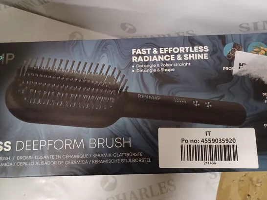 REVAMP, HAIR STRAIGHTENING BRUSH