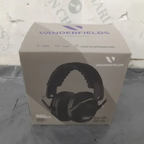 BOXED VANDERFIELDS SAFETY EARMUFFS