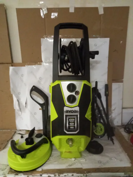 RYOBI RPW150XRB CORDED PRESSURE WASHER (COLLECTION ONLY)