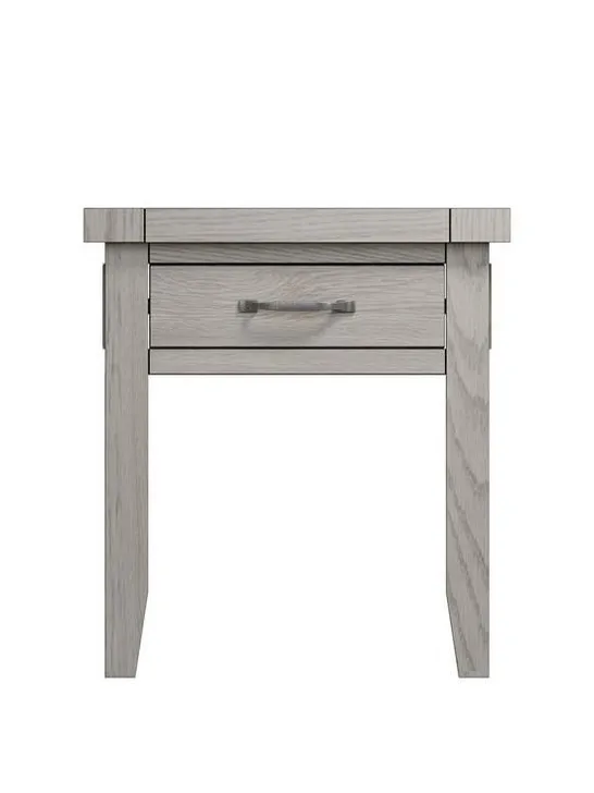 BOXED K-INTERIORS BAUMAN READY ASSEMBLED SOLID WOOD SIDE TABLE