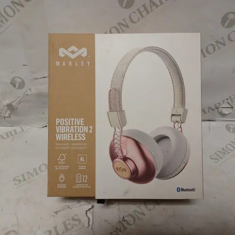 BOXED HOUSE OF MARLEY POSITIVE VIBRATION 2 BT BLUETOOTH HEADPHONES