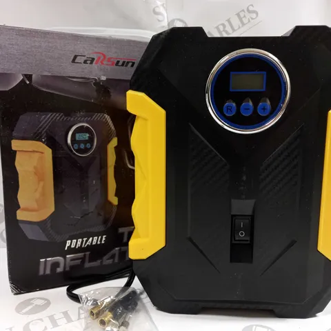 BOXED CARSUN PORTABLE TYRE INFLATOR