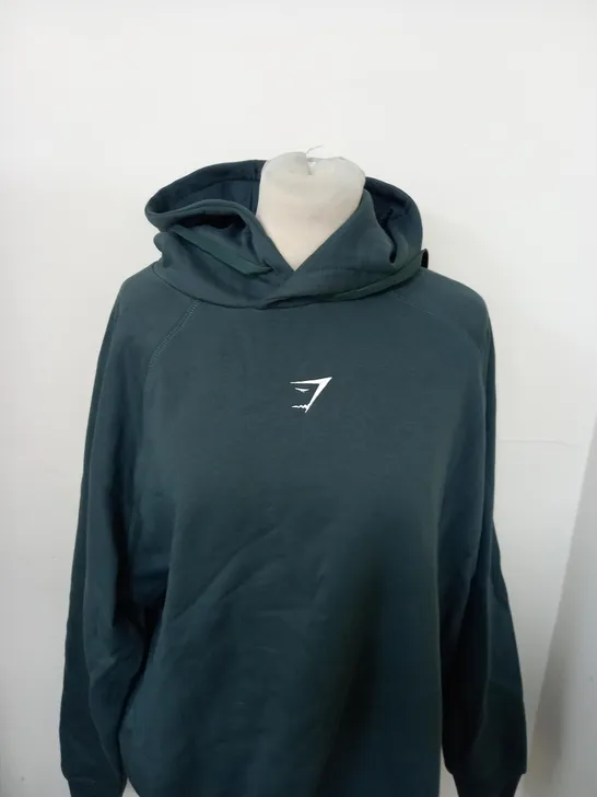 GYMSHARK TRAINING OVERSIZED FLEECE HOODIE SIZE S