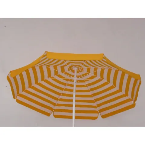 BOXED ZETA 190CM TILT BEACH PARASOL IN ORANGE (1 BOX)