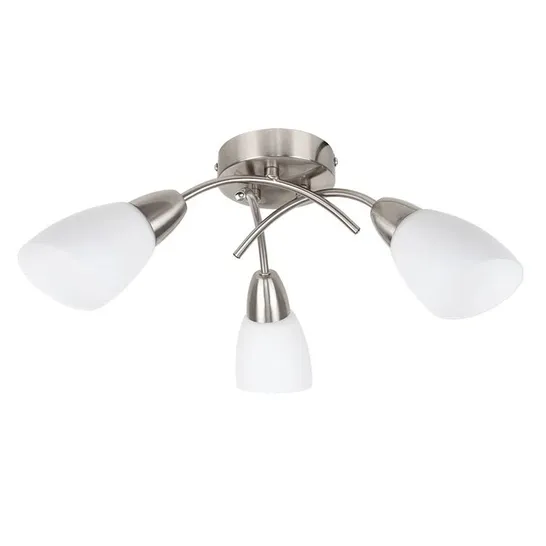 BOXED MIREIA GLASS SEMI FLUSH MOUNT 