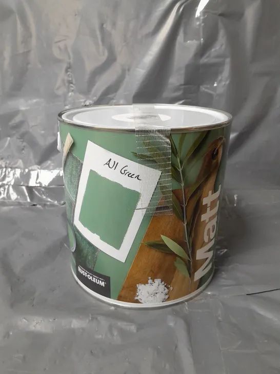 RUST OLEUM MATT PAINT IN AUI GREEN