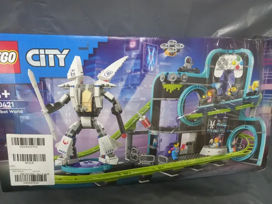 LEGO CITY ROBOT WORLD ROLLER-COASTER PARK TOY 60421 RRP £89.99