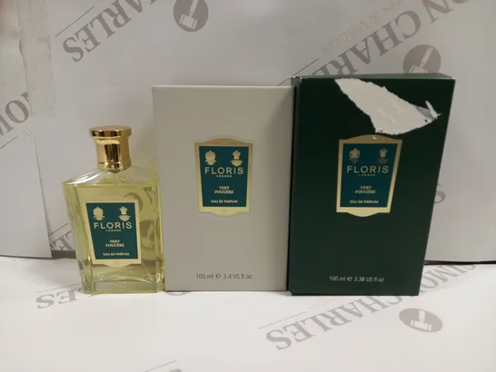 BOXED FLORIS LONDON VERT FOUGERE EAU DE PARFUM SPRAY 100ML