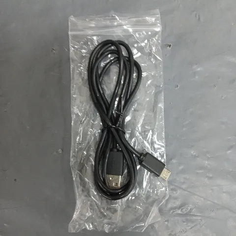 APPROXIMATELY 400 BAGGED MICRO USB CHARGERS IN BLACK 