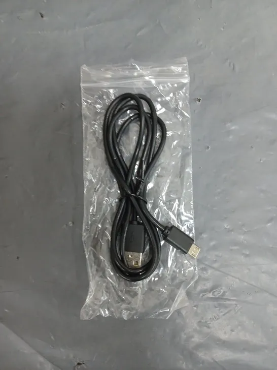 APPROXIMATELY 138 BAGGED MICRO USB CHARGERS IN BLACK 