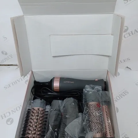 BOXED OPTI-BEAUTY HOT AIR MULTI-STYLER WITH ACCESSORIES 