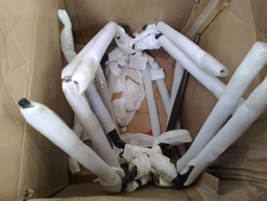 BOXED CONTAINING 4 SETS OF CHAIR LEGS 