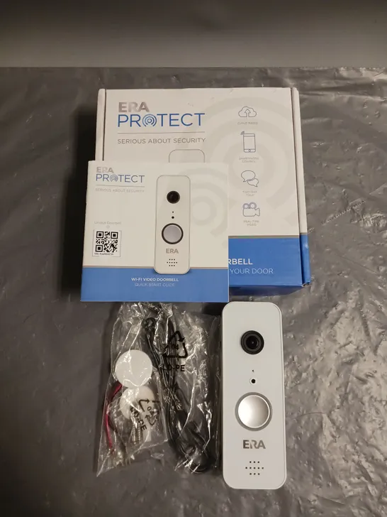 BOXED ERA PROTECT SMART VIDEO DOORBELL IN WHITE 