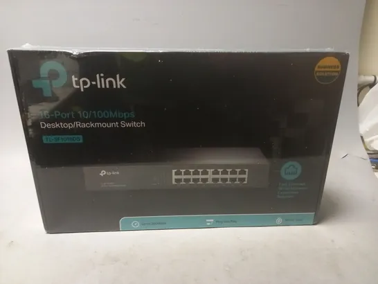 SEALED TP-LINK 16-PORT 10/100MBPS DESKTOP/RACKMOUNT SWITCH - TL-SF1016DS