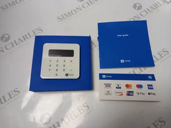 BOXED SUMUP PAYMENT CARD READER, WITH USB CABLE AND INSTRUCTIONS