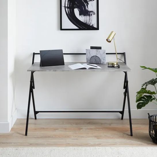 BOXED EVELYN FOLDING WIDE DESK 