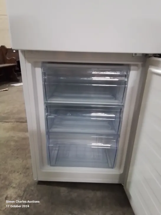 FRIDGEMASTER 50CM WIDE FREESTANDING FRIDGE FREEZER IN WHITE MC55265AF - UNPROCESSED RAW RETURN