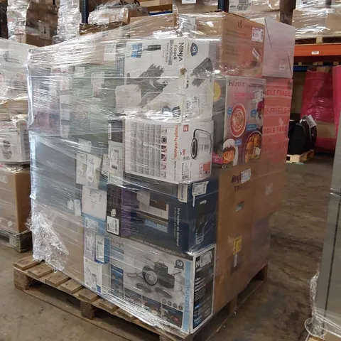 PALLET OF APPROXIMATELY 80 UNPROCESSED RAW RETURN HOUSEHOLD AND ELECTRICAL GOODS TO INCLUDE;