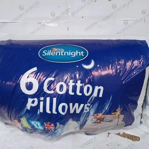 SILENT NIGHT 6 COTTON PILLOWS