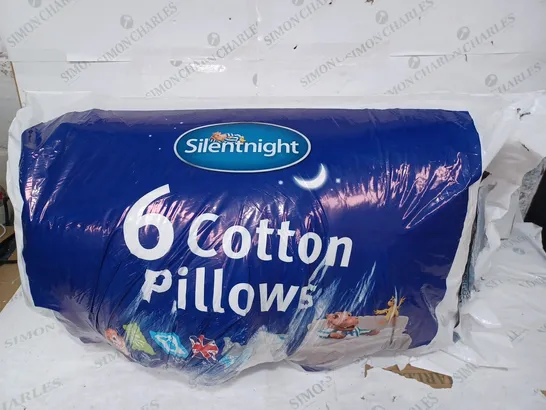 SILENT NIGHT 6 COTTON PILLOWS