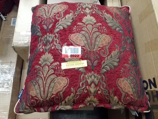 CALVARY FLORA DAMASK POLYESTER FILLED CUSHION