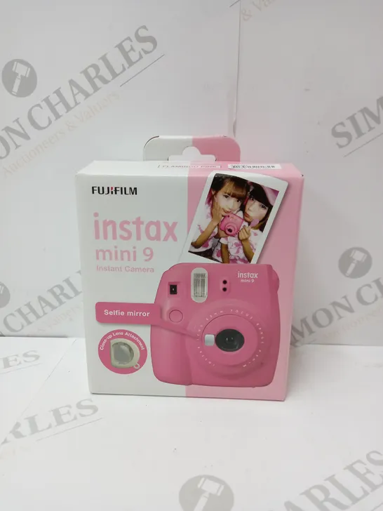 BRAND NEW BOXED FUJIFILM INSTAX MINI 9 INSTANT CAMERA (PINK)