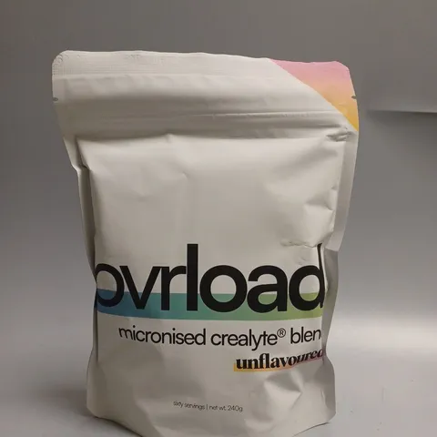 SEALED OVRLOAD MICRONISED CREALYTE BLEND - UNFLAVOURED 240G