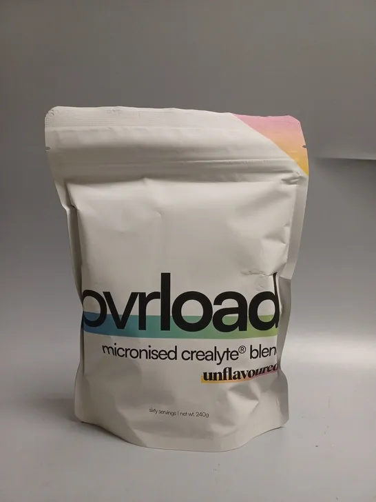 SEALED OVRLOAD MICRONISED CREALYTE BLEND - UNFLAVOURED 240G