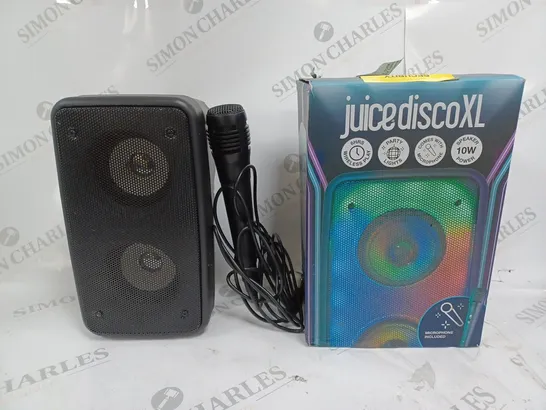 BOXED JUICE DISCO XL WIRELESS SPEAKER WITH MICROPHONE