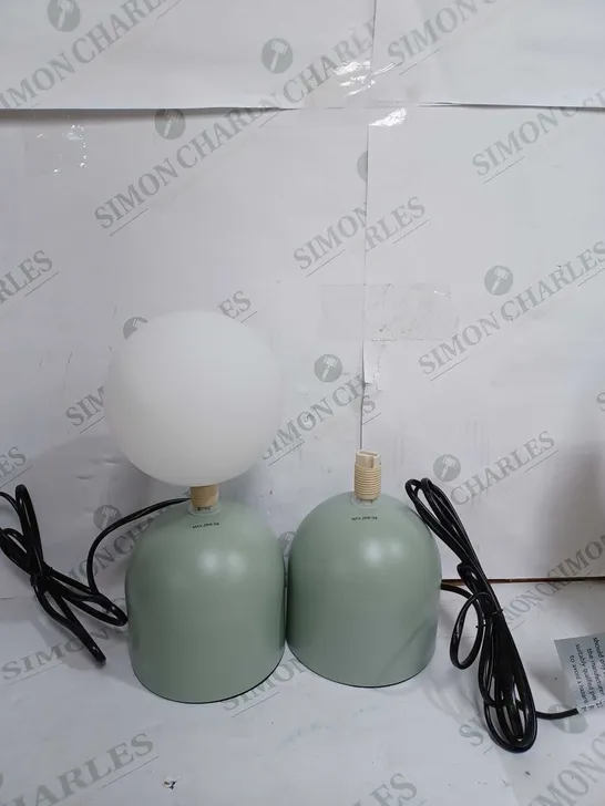 JOHN LEWIS LUPO TOUCH LAMP PAIR