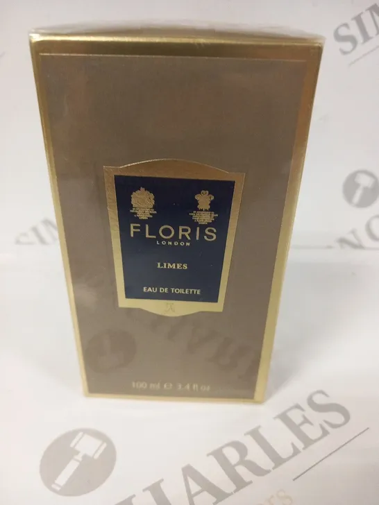 BOXED AND SEALED FLORIS LONDON LIMES EAU DE TOILETTE 100ML