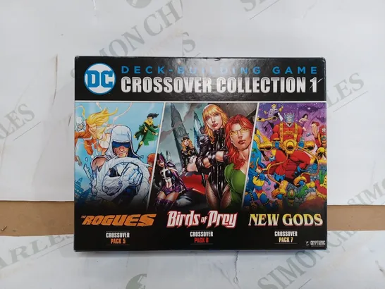 DC CROSSOVER COLLECTION 1 DECK BUILDING GAME - THE ROGUES, BIRDS OF PREY, NEW GODS