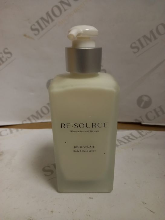 RE:SOURCE RE:JUVENATE BODY & HAND LOTION 250ML