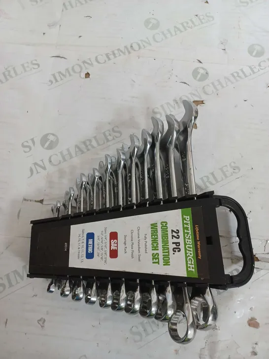 Pittsburgh 22 pc wrench set 