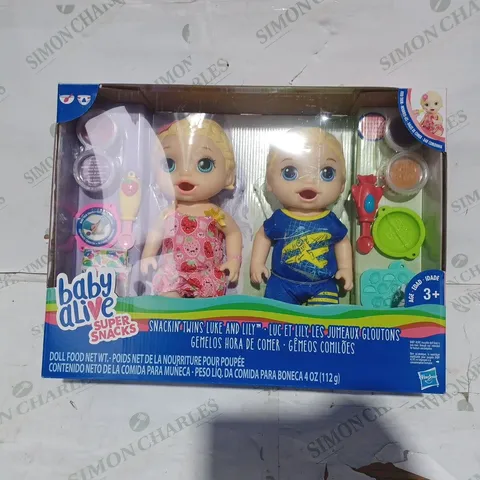 baby alive super snacks baby dolls