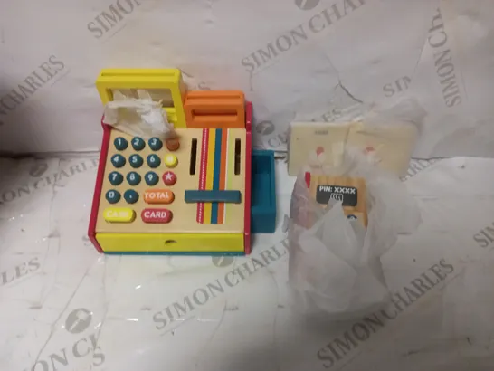 LITTLE TIKES WOODEN CASH REGISTER RRP £22.99