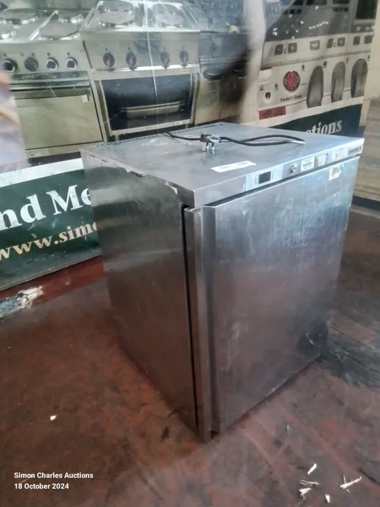 STAINLESS STEEL COMMERCIAL HUSKY UNDERCOUNTER 145LITRE FRIDGE, MODEL HUS-SS1-HY,