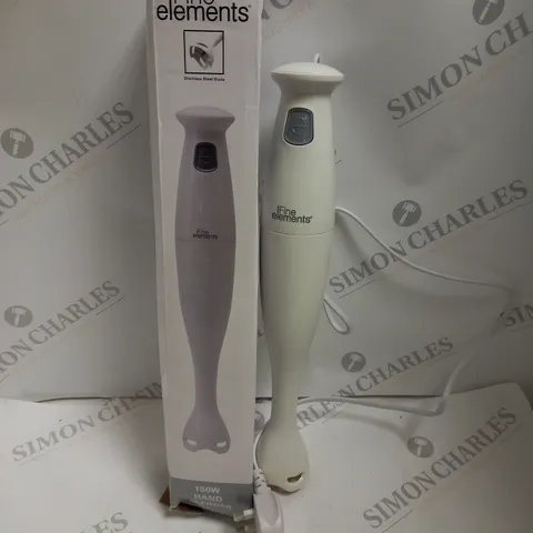 BOXED FINE ELEMENTS HAND BLENDER - WHITE