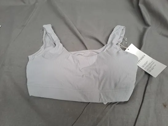 OYSHO MEDIUM GREY SPORTS BRA 