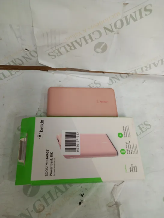 BELKIN 10000MAH PORTABLE POWER BANK - ROSE GOLD