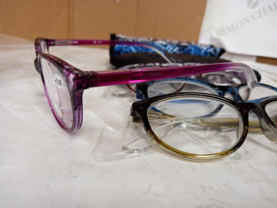 Set of 4 Reading Glasses - SNAKE PRINT 