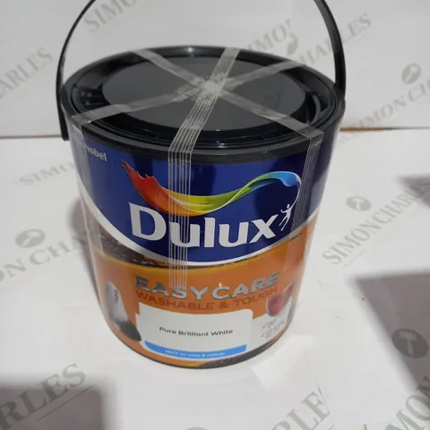 DULUX EASYCARE PURE BRILLIANT WHITE MATT EMULSION PAINT, 2.5L